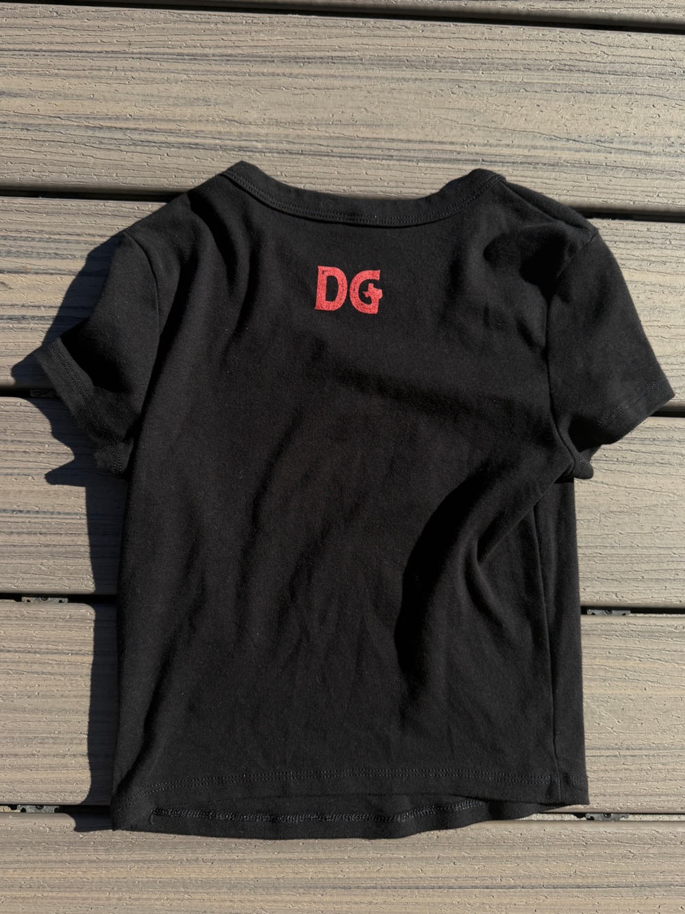 Lone Ole Cowgirl Black Graphic Baby Tee Dylan Gossett Merch - Picture 2 of 2